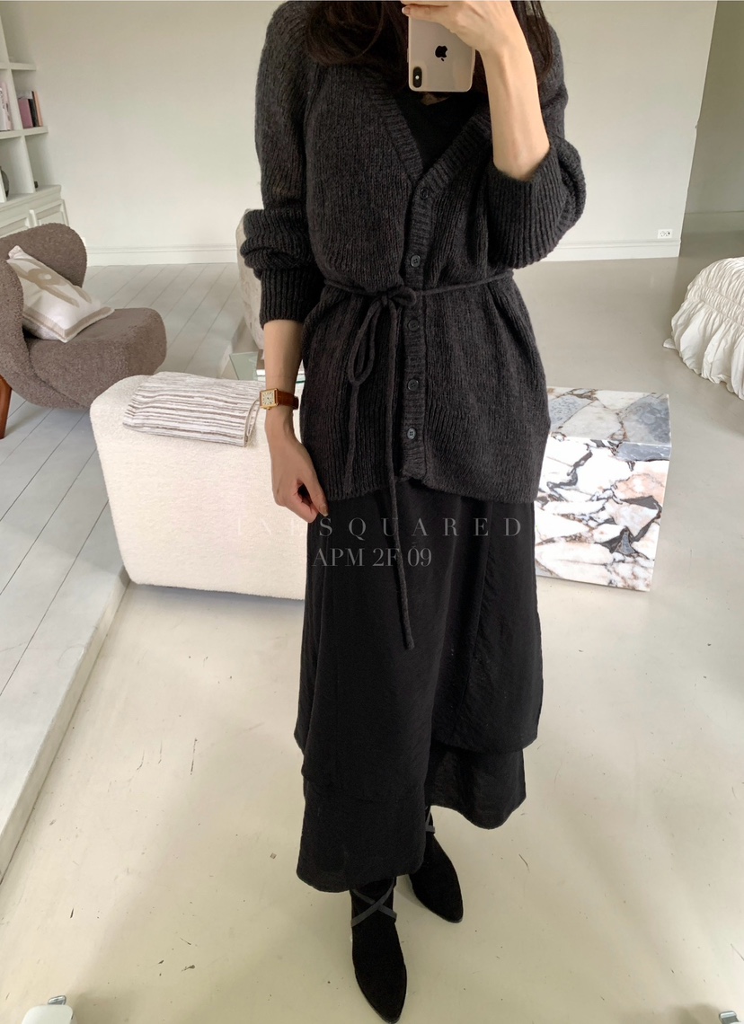 NINESQUARED東大門㊣實拍女士新款時尚真品休閑25秋冬連衣裙NINESQUARED連衣裙