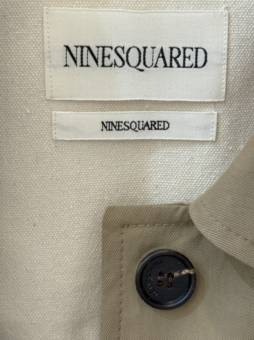 NINESQUARED東大門㊣直郵女裝新款推薦時尚25秋冬真品長款風衣NINESQUARED長款風衣