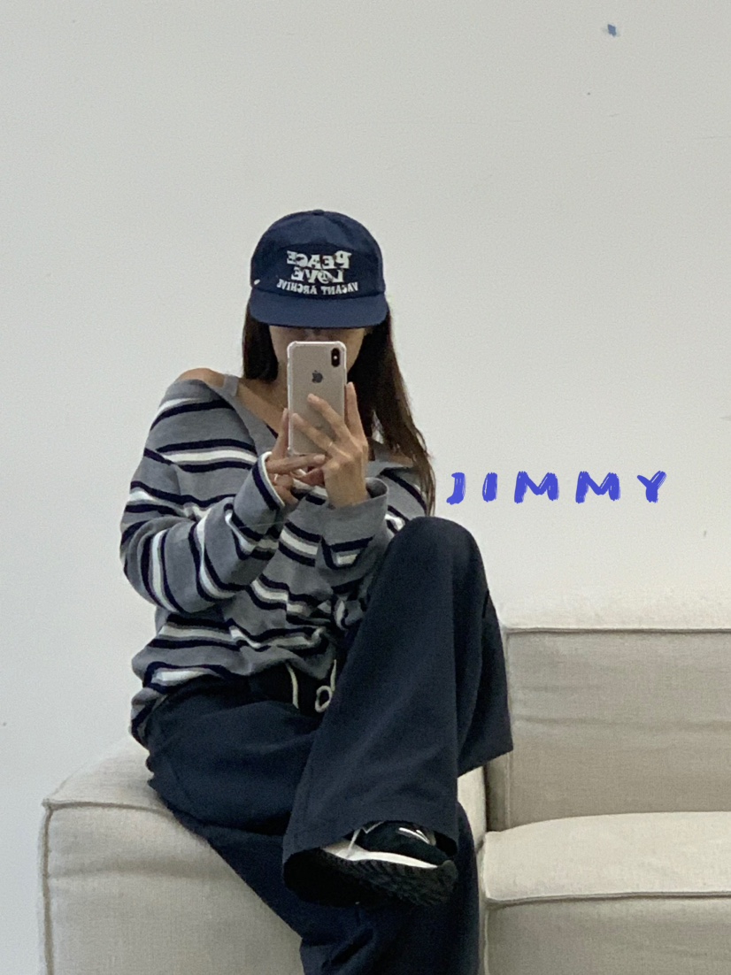 JIMMY東大門㊣代購女士新品人氣25秋冬推薦休閑時尚真品休閑褲JIMMY/REMAKE休閑褲