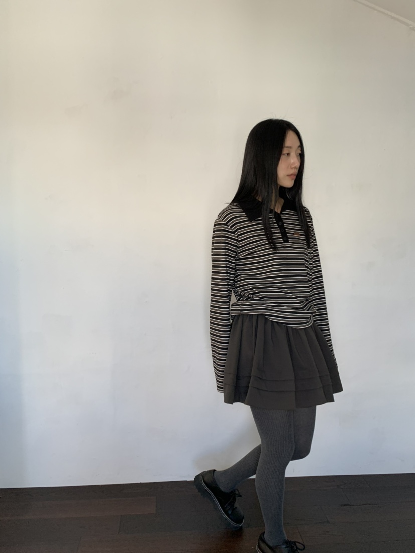 THE CAMEL東大門㊣代購女士新款休閑長袖T恤the came_l 家長袖T恤