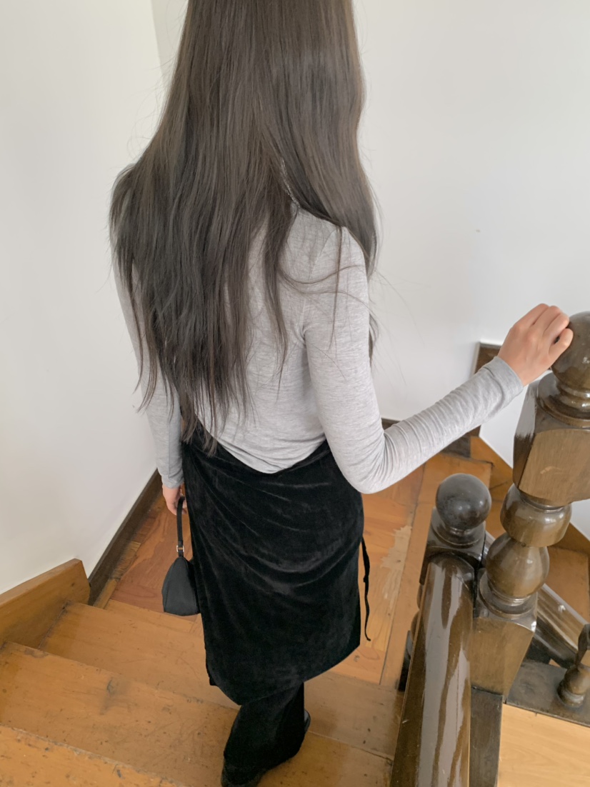 LEGACY東大門㊣代購女士新款休閑熱賣推薦職業連衣裙天鵝絨LEGACY連衣裙
