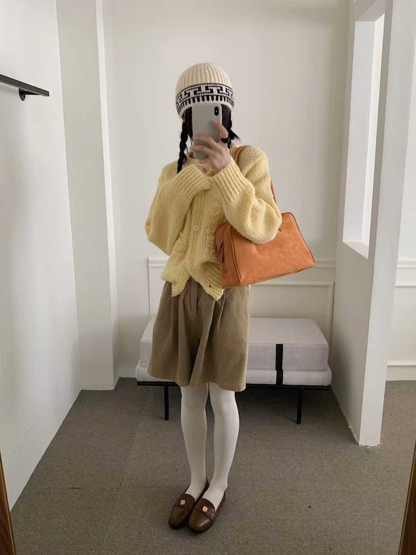 FRILL-T東大門㊣直郵女士新品推薦職業休閑人氣針織衫開衫絨FRILL-T針織衫