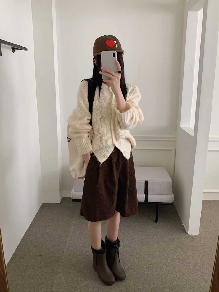FRILL-T東大門㊣直郵女士新品推薦職業休閑人氣針織衫開衫絨FRILL-T針織衫