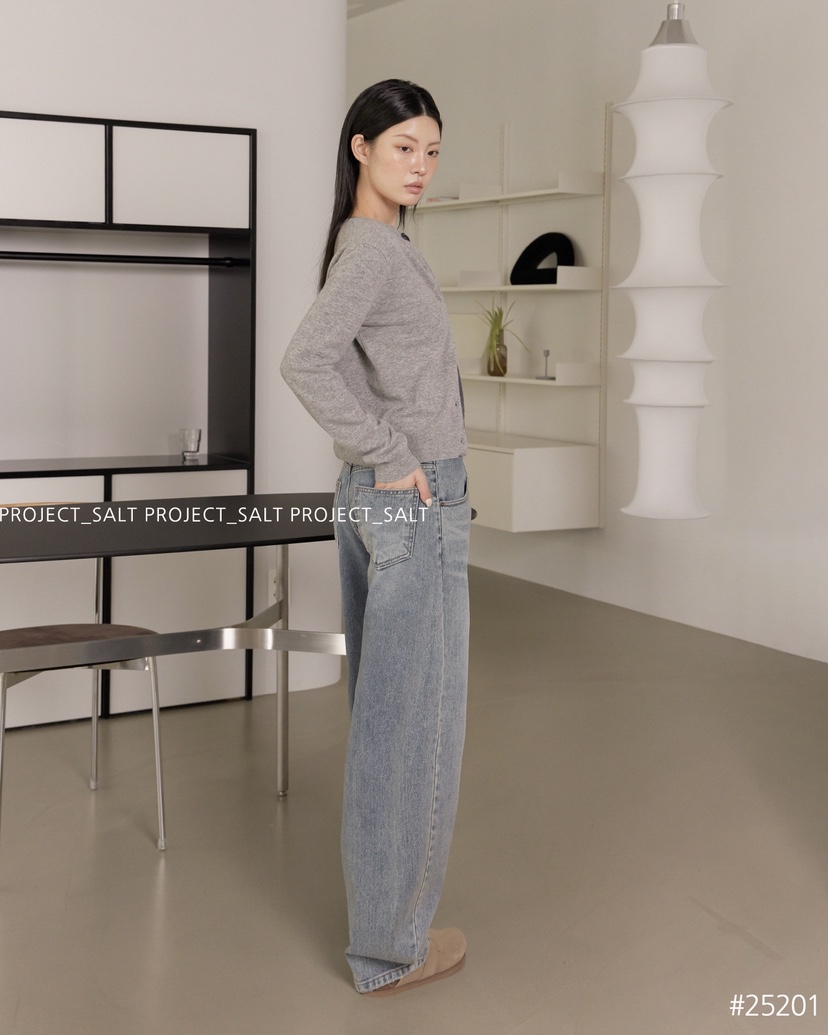 PROJECT SALT東大門㊣代購女裝新品休閑牛仔褲PROJECTSALT牛仔褲