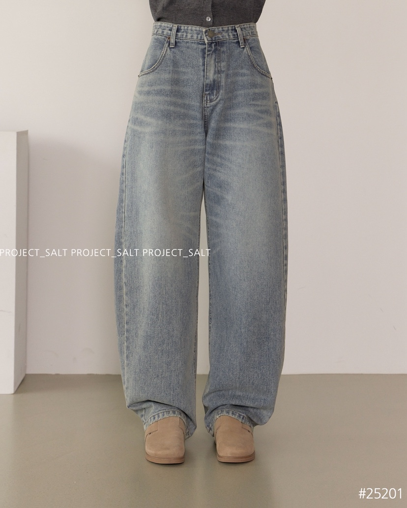 PROJECT SALT東大門㊣代購女裝新品休閑牛仔褲PROJECTSALT牛仔褲