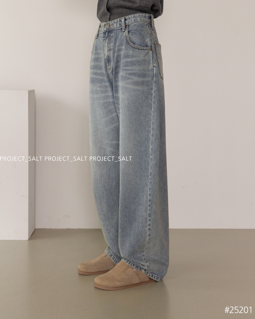 PROJECT SALT東大門㊣代購女裝新品休閑牛仔褲PROJECTSALT牛仔褲