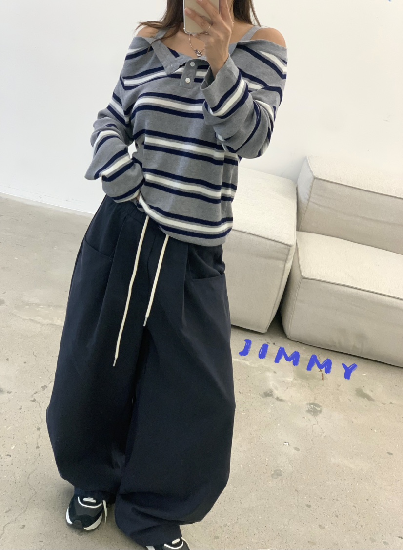 JIMMY東大門㊣直郵女士新款休閑時尚人氣熱賣25秋冬針織衫單排扣JIMMY/REMAKE針織衫