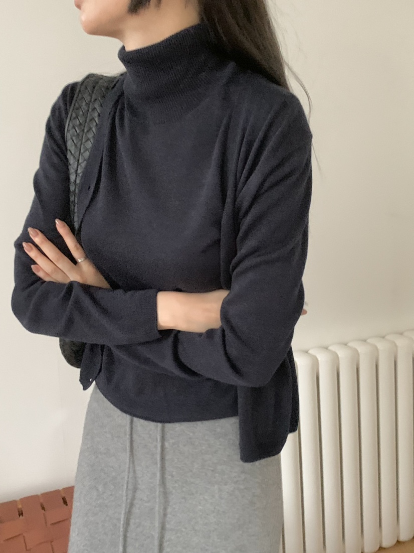 LEGACY東大門㊣代購女裝新品真品25秋冬時尚職業針織衫開衫LEGACY針織衫