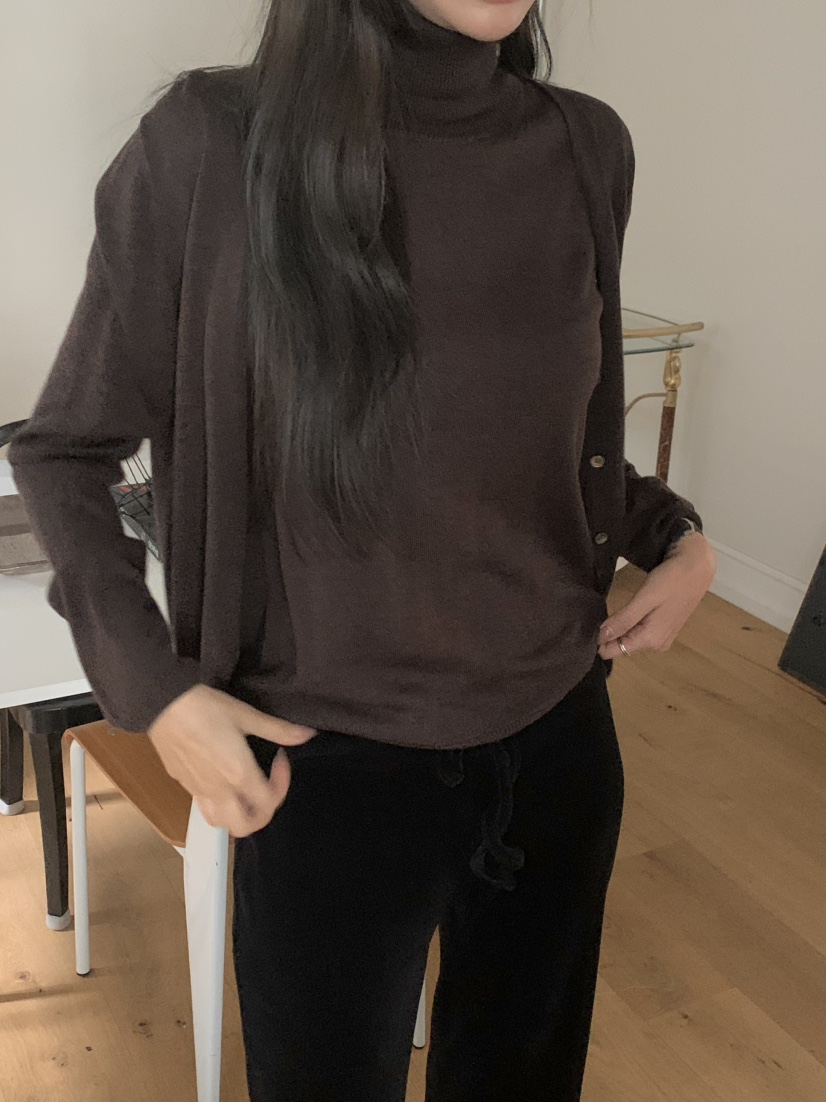 LEGACY東大門㊣代購女裝新品真品25秋冬時尚職業針織衫開衫LEGACY針織衫