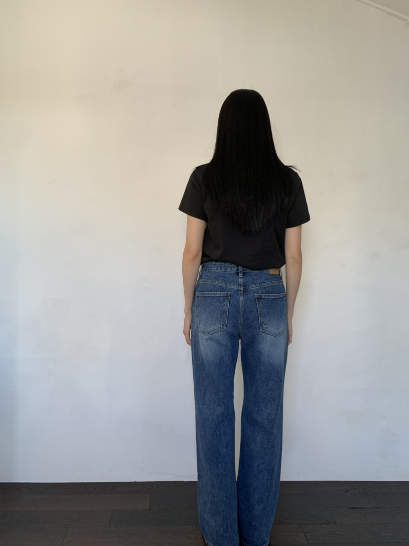 THE CAMEL東大門㊣代購女裝新款推薦牛仔褲the came_l 家牛仔褲