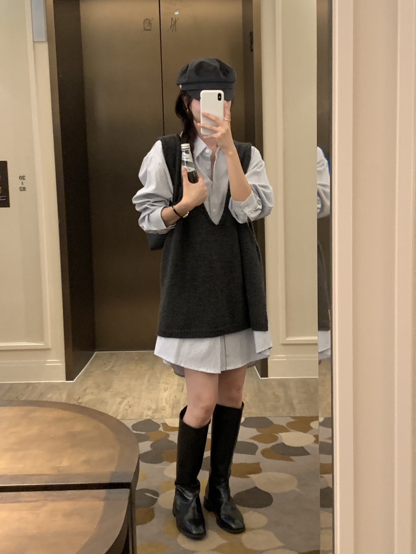 FRILL-T東大門㊣實拍女裝新品25秋冬熱賣休閑時尚吊帶背心FRILL-T吊帶/背心