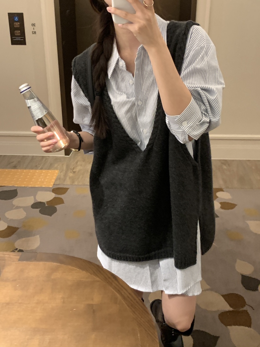 FRILL-T東大門㊣實拍女裝新品25秋冬熱賣休閑時尚吊帶背心FRILL-T吊帶/背心