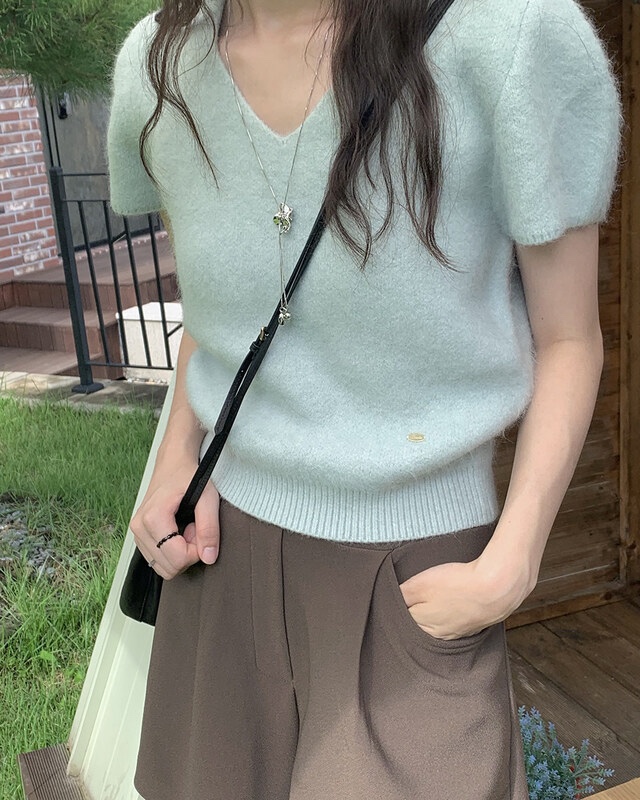 FRILL-T東大門㊣代購女裝新款熱賣25秋冬休閑時尚人氣針織衫FRILL-T針織衫