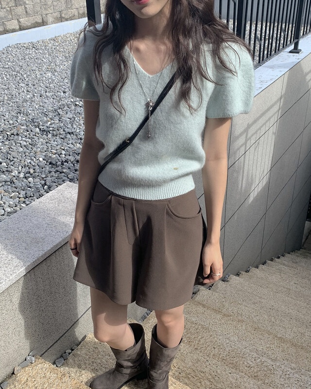 FRILL-T東大門㊣代購女裝新款熱賣25秋冬休閑時尚人氣針織衫FRILL-T針織衫