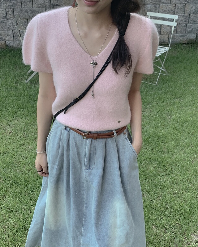 FRILL-T東大門㊣代購女裝新款熱賣25秋冬休閑時尚人氣針織衫FRILL-T針織衫圖色2