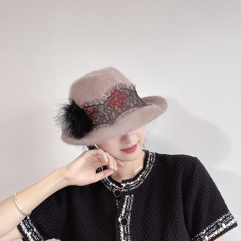 LOVELY HAT東大門㊣實拍女裝新款推薦真品職業25秋冬熱賣帽子LOVELY HAT帽子