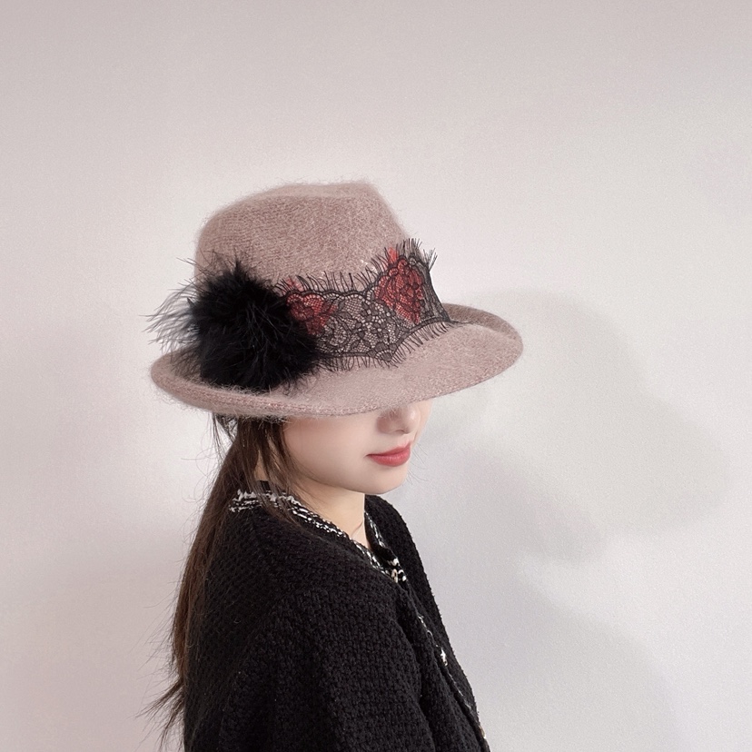 LOVELY HAT東大門㊣實拍女裝新款推薦真品職業25秋冬熱賣帽子LOVELY HAT帽子圖色1