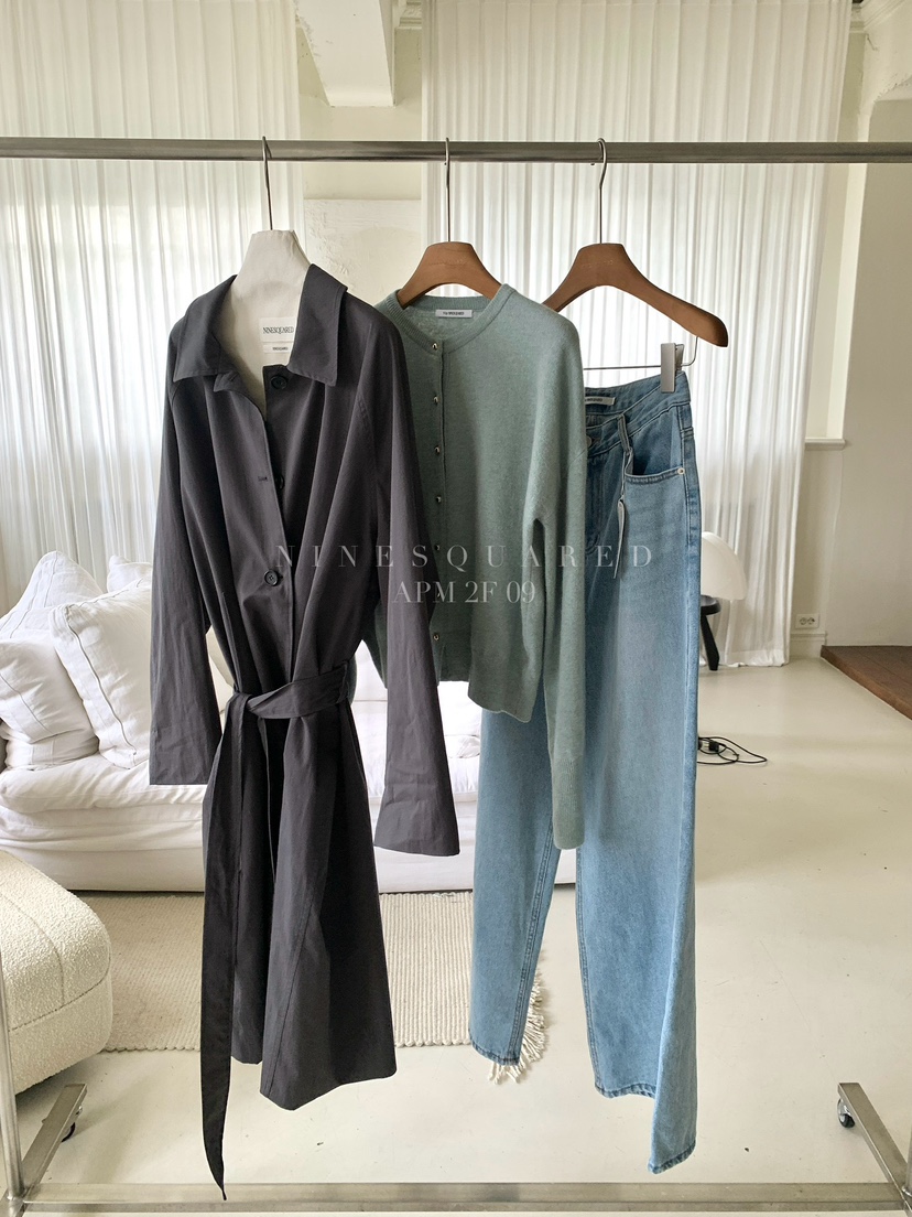 NINESQUARED東大門㊣實拍女士新品25秋冬熱賣真品時尚牛仔褲NINESQUARED牛仔褲