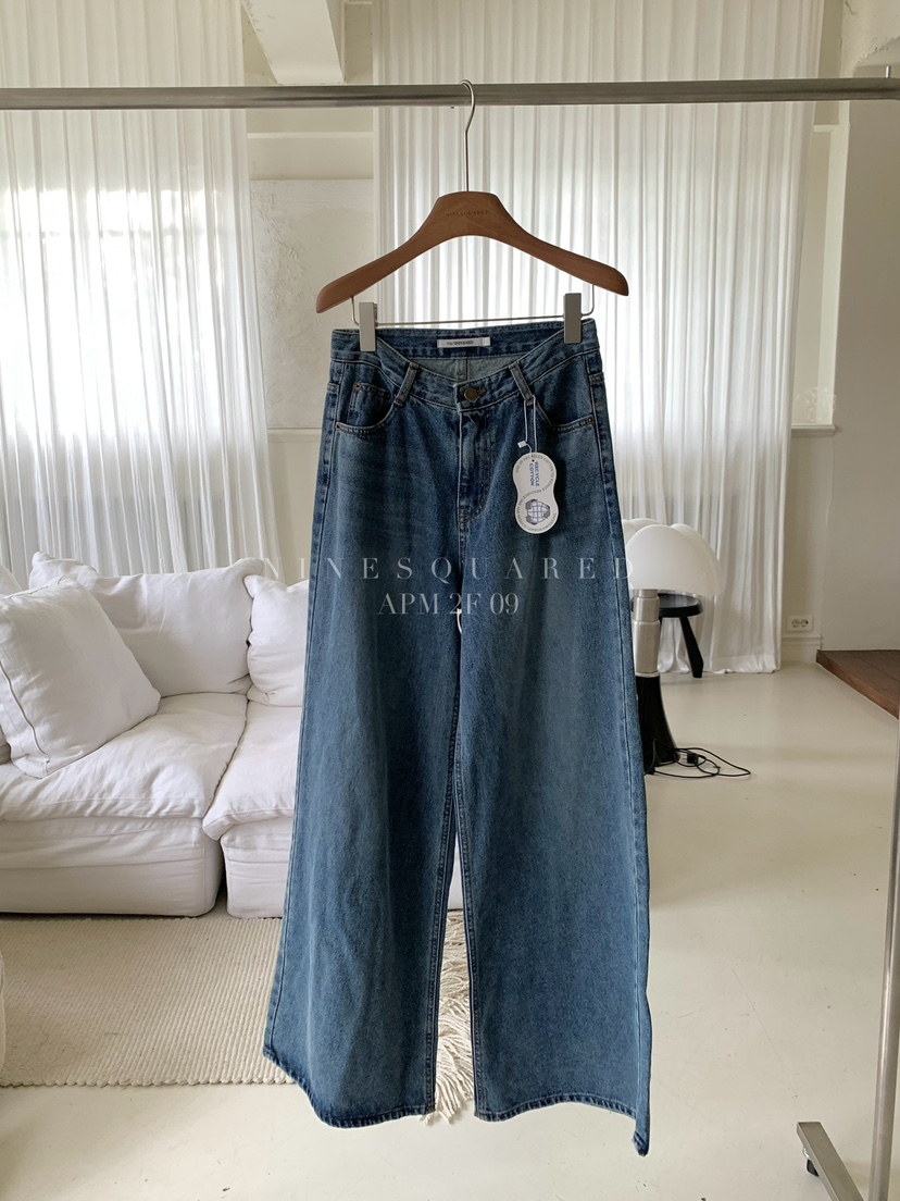 NINESQUARED東大門㊣實拍女士新品25秋冬熱賣真品時尚牛仔褲NINESQUARED牛仔褲圖色2