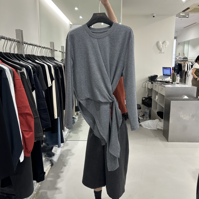 DIARRA韓國代購㊣女裝新款25秋冬時尚真品推薦熱賣職業衛衣DIARRA衛衣圖色1