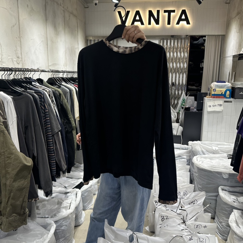 VANTA東大門㊣實拍女士新品25秋冬熱賣時尚職業長袖T恤羊絨VANTA長袖T恤圖色3