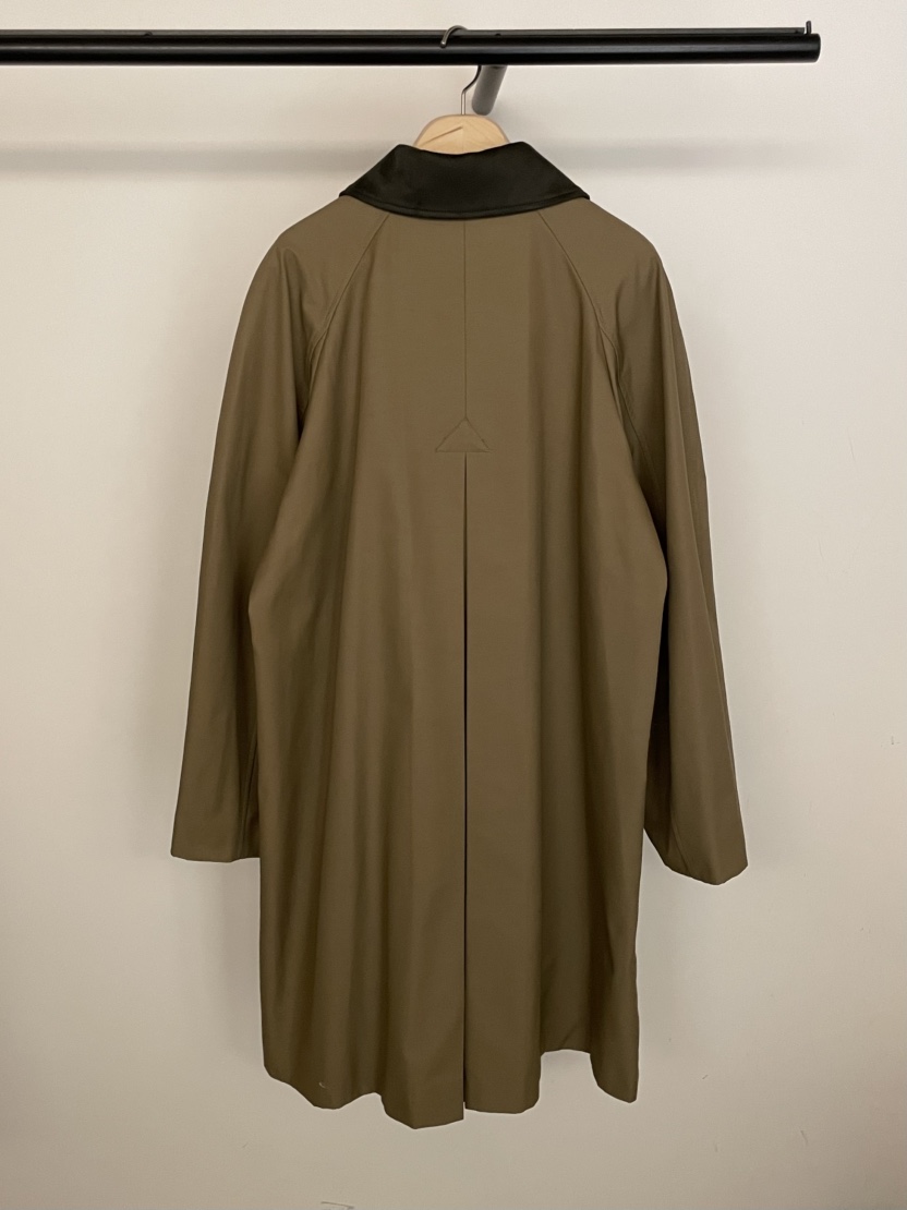 BOLD-A東大門㊣代購女裝新品真品25秋冬熱賣長款風衣絨面革RE BOLD長款風衣