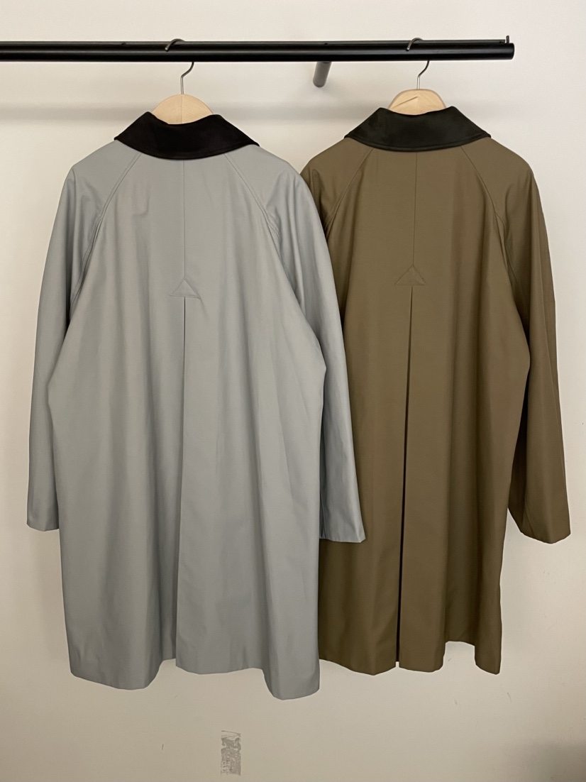 BOLD-A東大門㊣代購女裝新品真品25秋冬熱賣長款風衣絨面革RE BOLD長款風衣