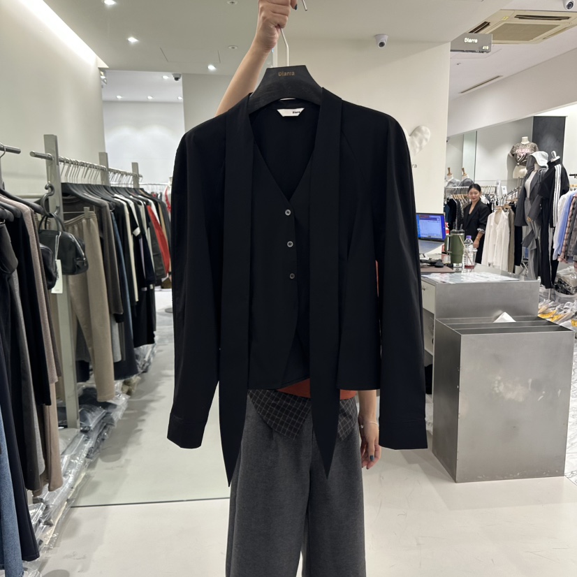 DIARRA東大門㊣實拍女士新款人氣真品推薦休閑時尚襯衫蕾絲衫DIARRA襯衫/蕾絲衫圖色1
