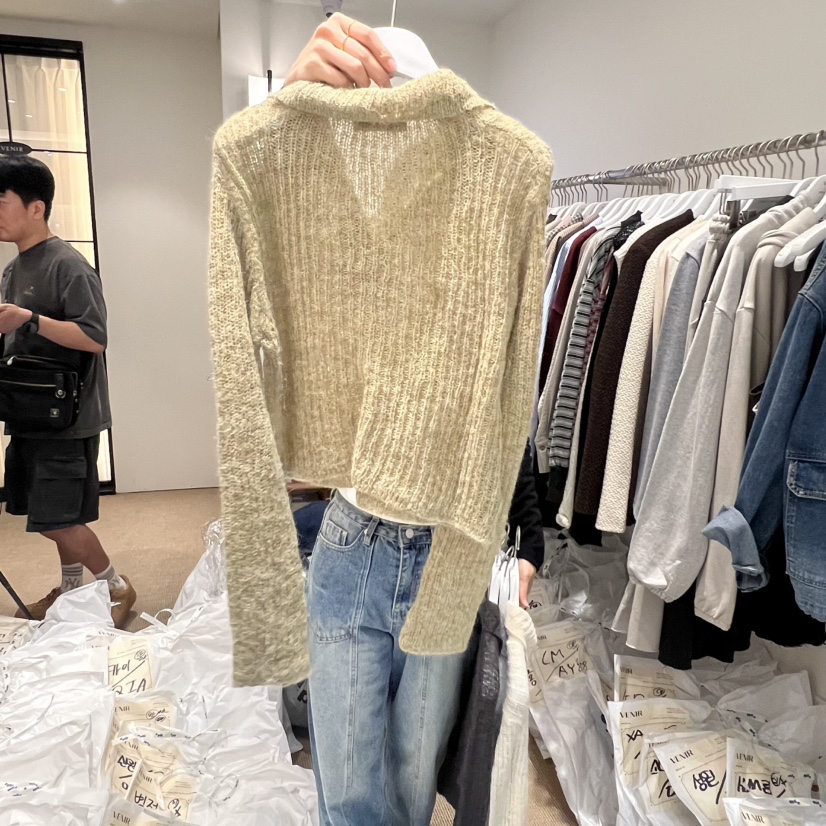 VENIR-a東大門㊣代購女裝新款25秋冬真品熱賣針織衫羊毛衫VENIR-a針織衫