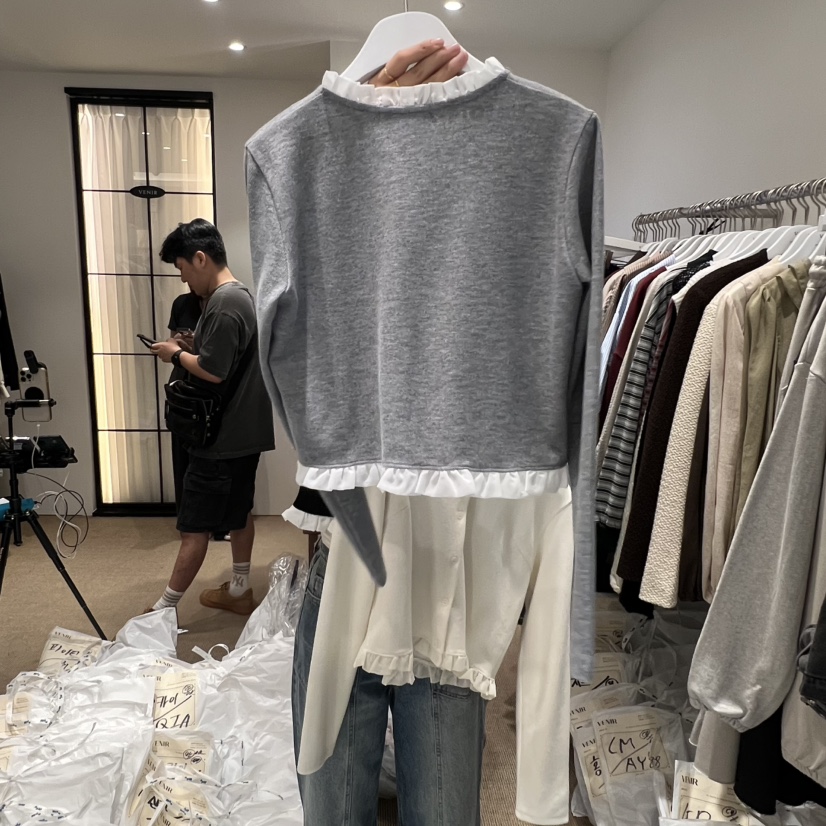 VENIR-a東大門㊣實拍女裝新品25秋冬真品推薦休閑職業針織衫VENIR-a針織衫