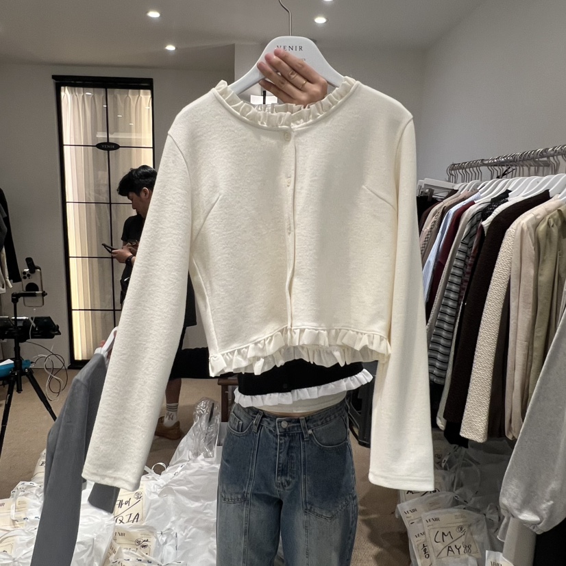 VENIR-a東大門㊣實拍女裝新品25秋冬真品推薦休閑職業針織衫VENIR-a針織衫圖色2