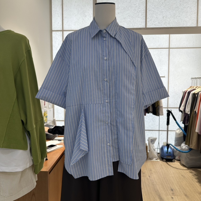 REVE-L東大門㊣直郵女裝新品休閑時尚25秋冬推薦襯衫蕾絲衫REVE-L襯衫/蕾絲衫圖色1