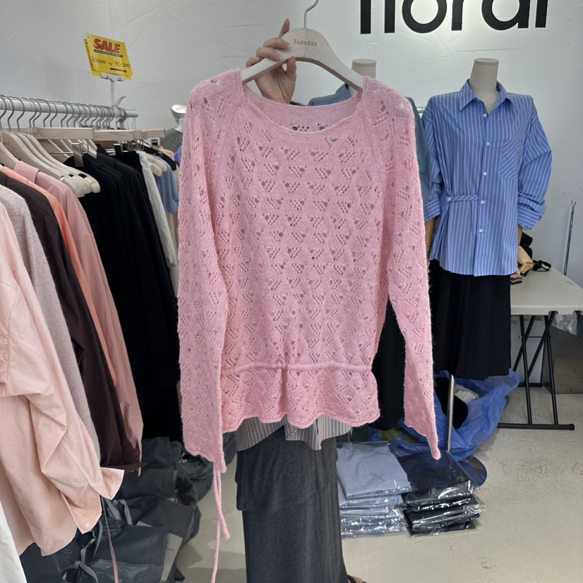 FLORAL東大門㊣直郵女士新品人氣真品推薦休閑25秋冬針織衫FLORAL針織衫圖色2