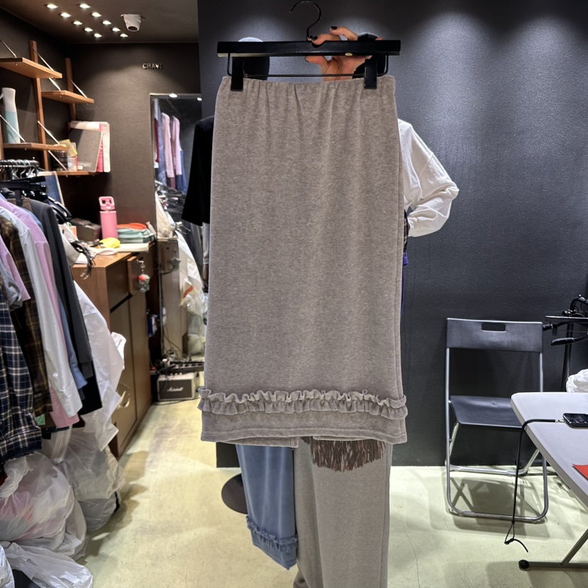 CHAVI東大門㊣直郵女裝新品職業25秋冬時尚熱賣休閑人氣長裙CHAVI長裙圖色2