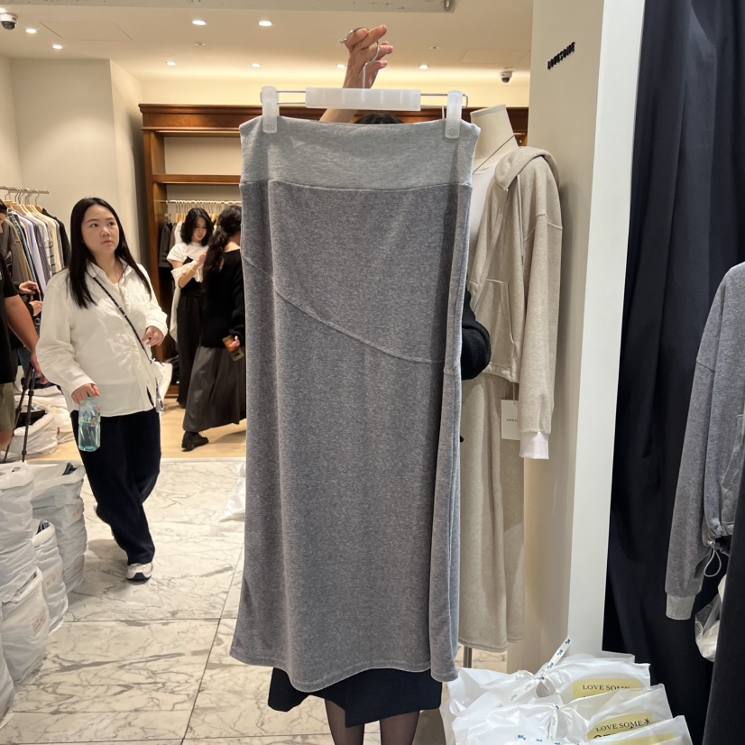 LOVE SOME東大門㊣實拍女士新款熱賣休閑25秋冬半身裙中短裙LOVE SOME半身裙/中短裙