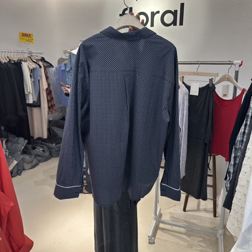 FLORAL韓國直郵㊣女士新品熱賣真品休閑推薦時尚襯衫蕾絲衫FLORAL襯衫/蕾絲衫