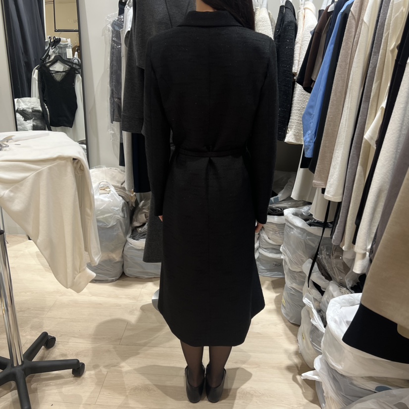 LOVE SOME東大門㊣代購女裝新品25秋冬時尚連衣裙包含腰帶LOVE SOME連衣裙