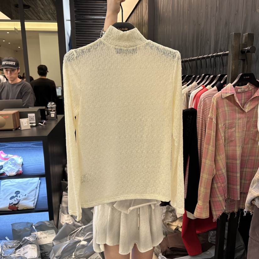LE ETOILE東大門㊣實拍女裝新品熱賣休閑職業25秋冬襯衫蕾絲衫LE ETOILE襯衫/蕾絲衫圖色1