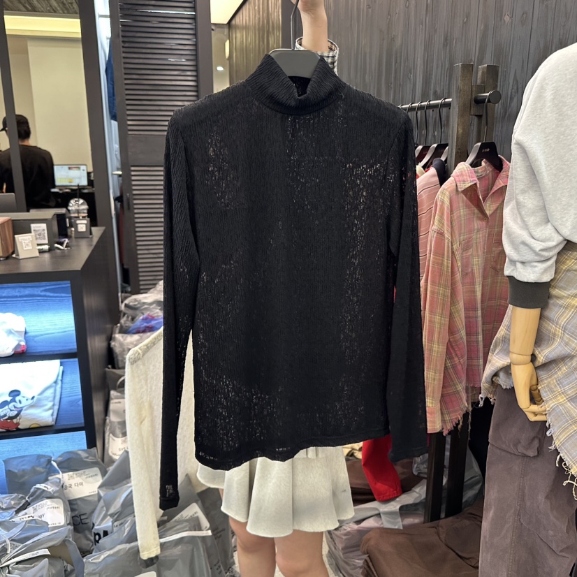 LE ETOILE東大門㊣實拍女裝新品熱賣休閑職業25秋冬襯衫蕾絲衫LE ETOILE襯衫/蕾絲衫圖色2