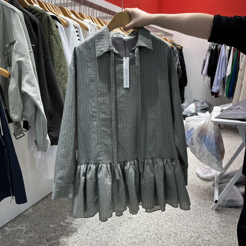 ATPZ東大門㊣代購女士新品熱賣真品時尚休閑25秋冬職業連衣裙ATTENTION PLEAES連衣裙圖色2