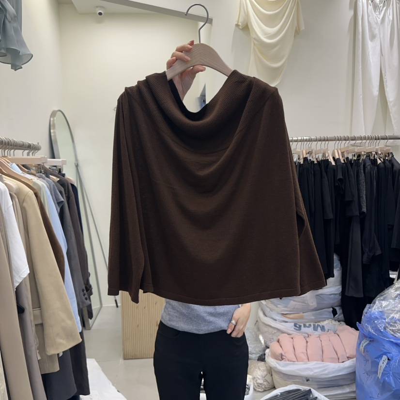 THE LOW韓國代購㊣女士新品25秋冬時尚職業真品休閑針織衫THE LOW針織衫圖色3