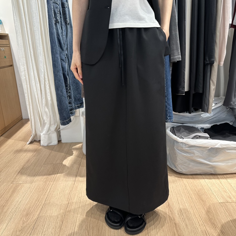 STORIES東大門㊣代購女裝新款休閑職業25秋冬時尚熱賣推薦長裙STORIES長裙圖色1