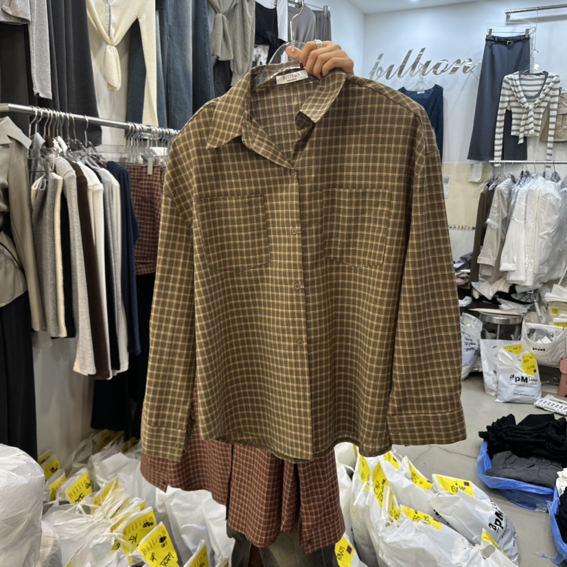 BILLION-L韓國直郵㊣女裝新品25秋冬推薦真品時尚襯衫蕾絲衫BILLION-L襯衫/蕾絲衫