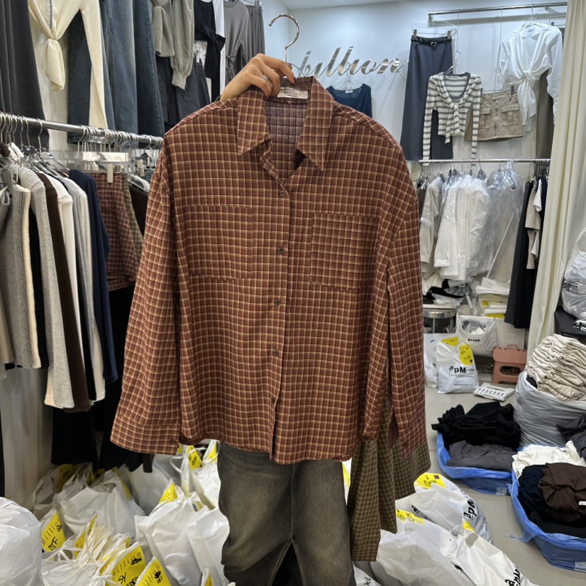 BILLION-L韓國直郵㊣女裝新品25秋冬推薦真品時尚襯衫蕾絲衫BILLION-L襯衫/蕾絲衫圖色2