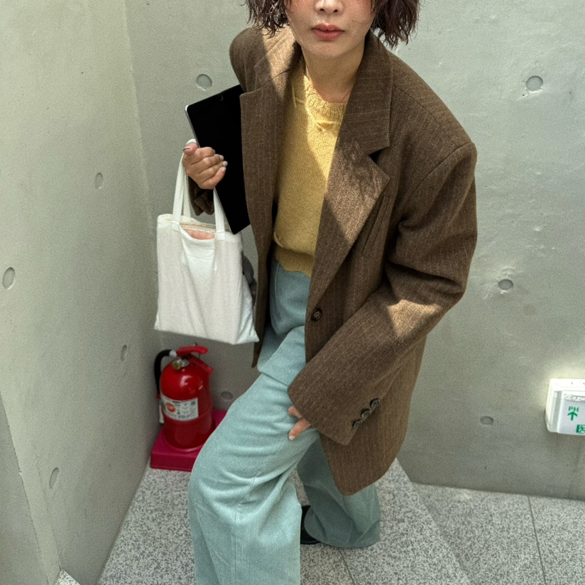 OLI SEOUL東大門㊣代購女裝新品25秋冬真品夾克美利奴羊毛OLI SEOUL夾克