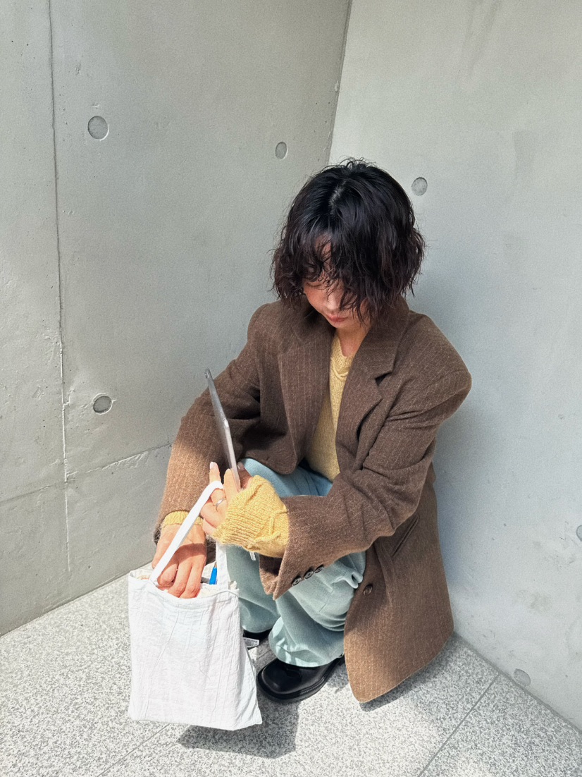 OLI SEOUL東大門㊣代購女裝新品25秋冬真品夾克美利奴羊毛OLI SEOUL夾克