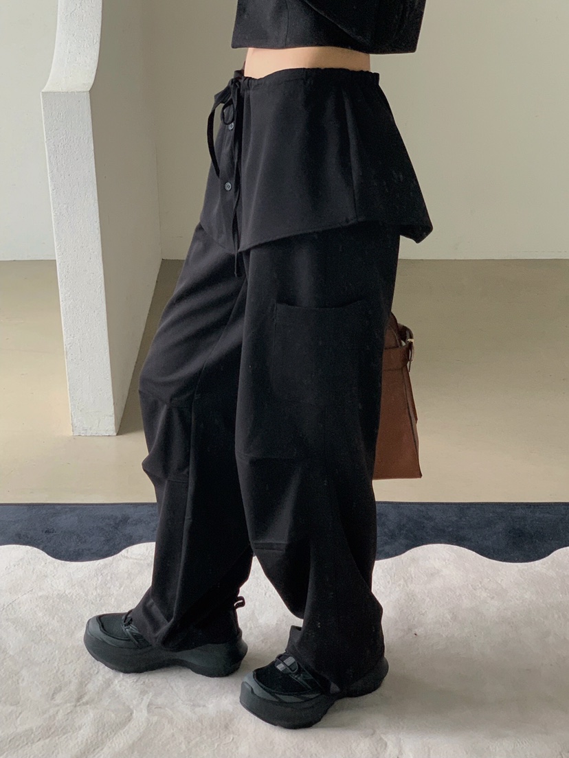 VERANDA東大門㊣代購女士新款熱賣職業人氣推薦真品裙褲工裝褲VERANDA裙褲