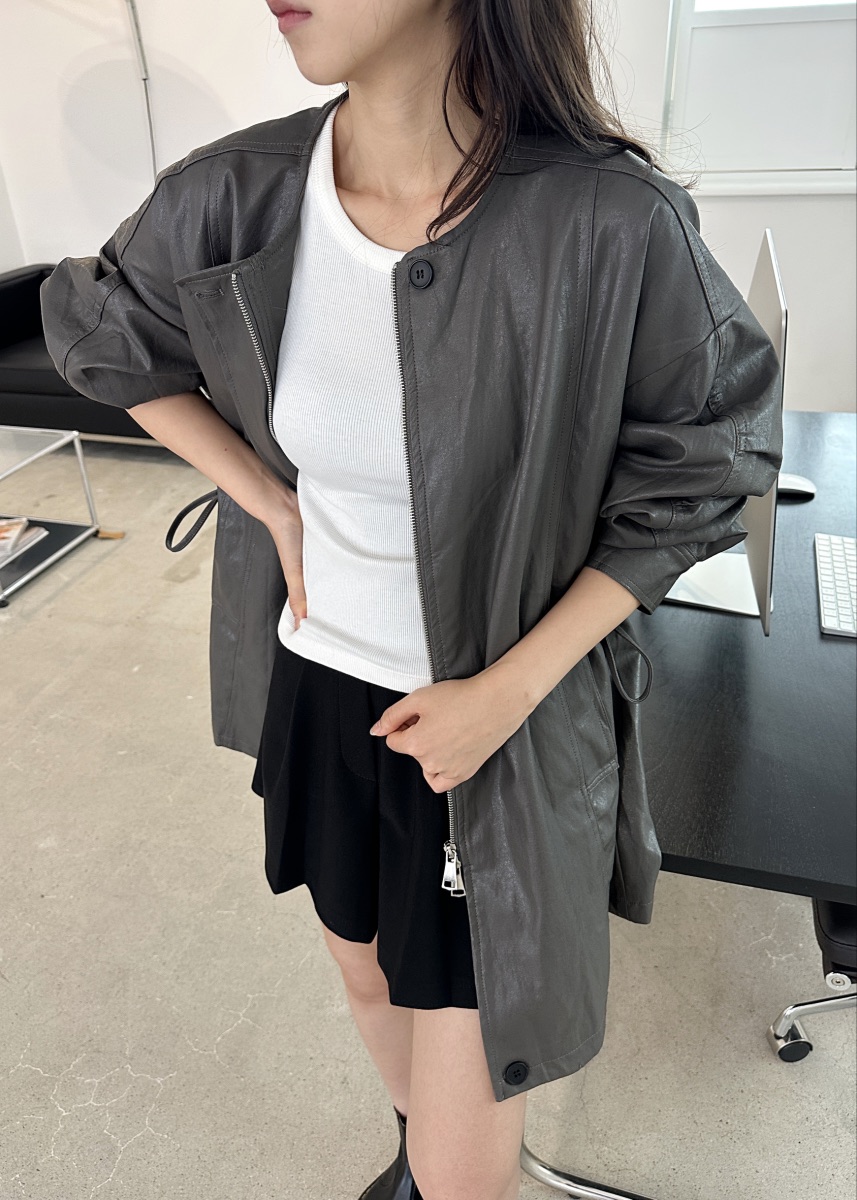 CLASSY-O東大門㊣代購女士新款真品25秋冬人氣皮衣生態皮夾克CLASSY-O皮衣