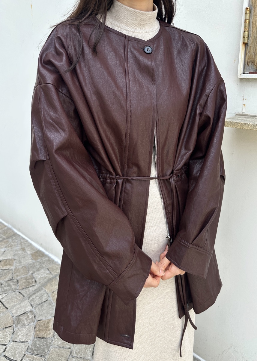 CLASSY-O東大門㊣代購女士新款真品25秋冬人氣皮衣生態皮夾克CLASSY-O皮衣