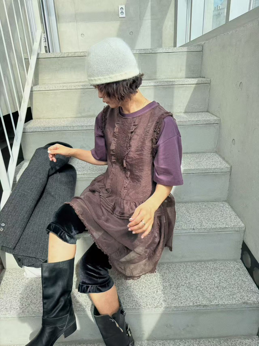 OLI SEOUL韓國代購㊣女士新款推薦真品熱賣25秋冬人氣連衣裙OLI SEOUL連衣裙